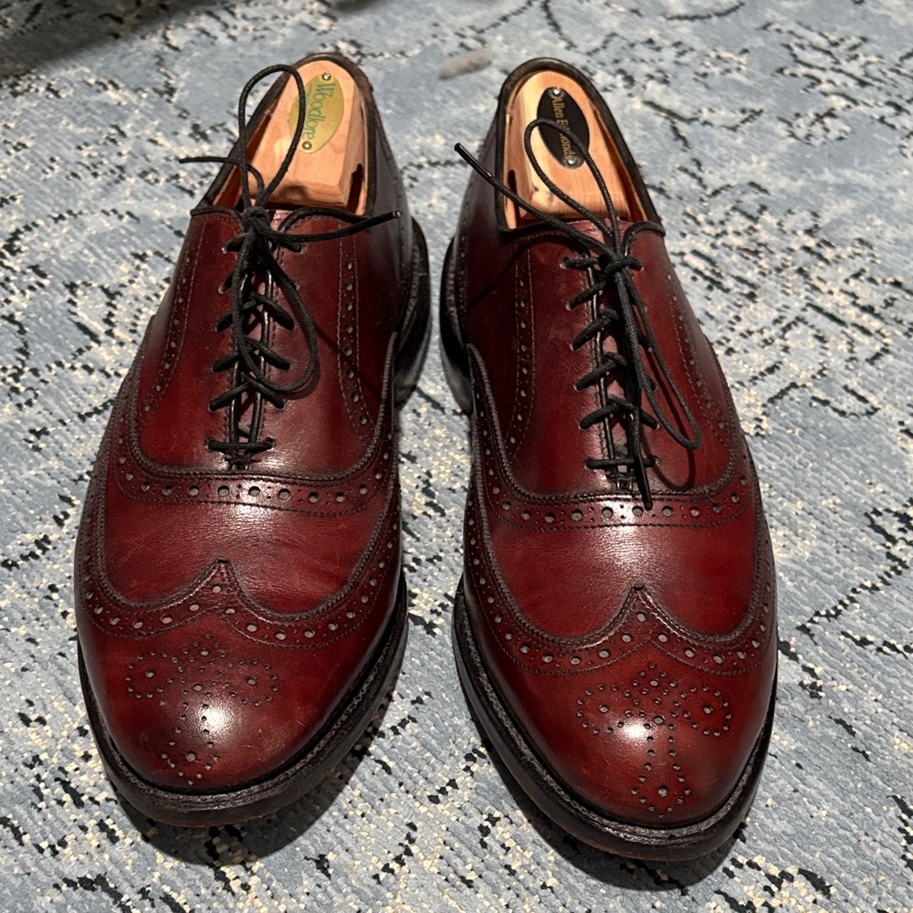 Allen Edmonds Burgundy Oxford Brogues